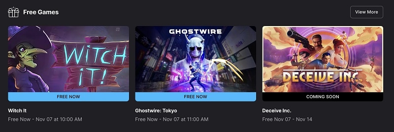 Epic Games Store устроил раздачу Ghostwire: Tokyo, но не для российских игроков