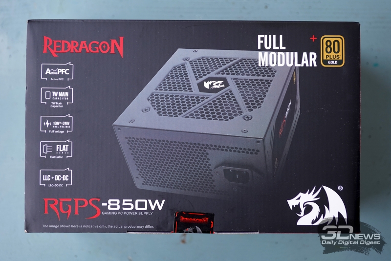 Redragon RGPS-850W — эффективный и надёжный блок питания для мощного игрового компьютера