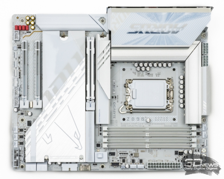 Обзор материнской платы Gigabyte Z890 Aorus Pro Ice: Arrow Lake и зимнее настроение