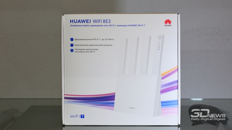 Обзор Wi-Fi-роутера HUAWEI BE3: первая ласточка Wi-Fi 7?