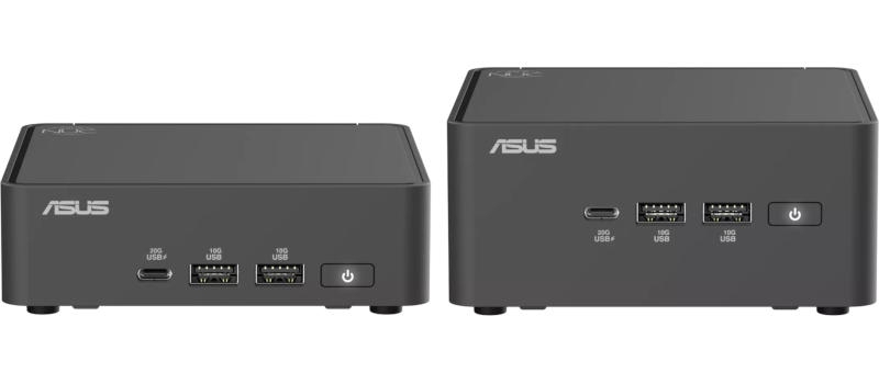 Asus представила мини-ПК NUC 14 Pro AI+  со встроенным дисплеем E-Ink и NUC 15 Pro без ИИ