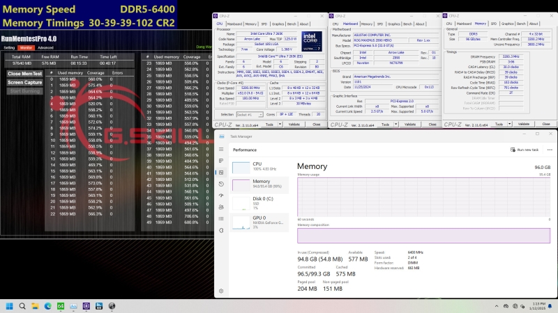 G.Skill представила комплекты памяти DDR5-6400 с низкими задержками CL30 и объёмом 96 Гбайт